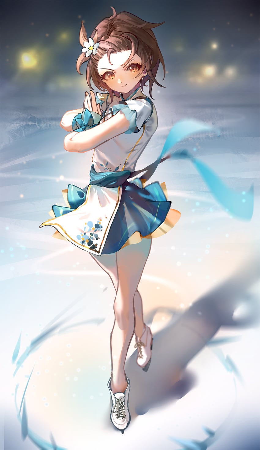 yuitsuka inori (medalist) drawn by majo_(pastamajo)