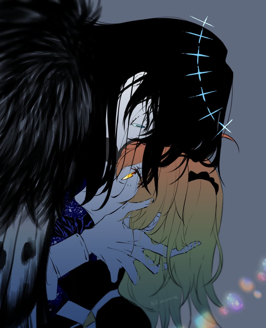 fujimaru ritsuka and oberon (fate and 1 more) drawn by sh-color02