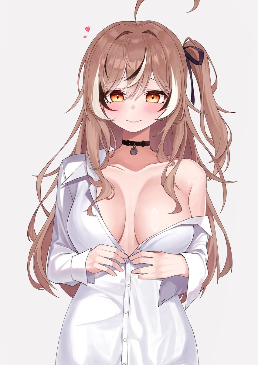 nanashi mumei (hololive and 1 more) drawn by unmeidesu