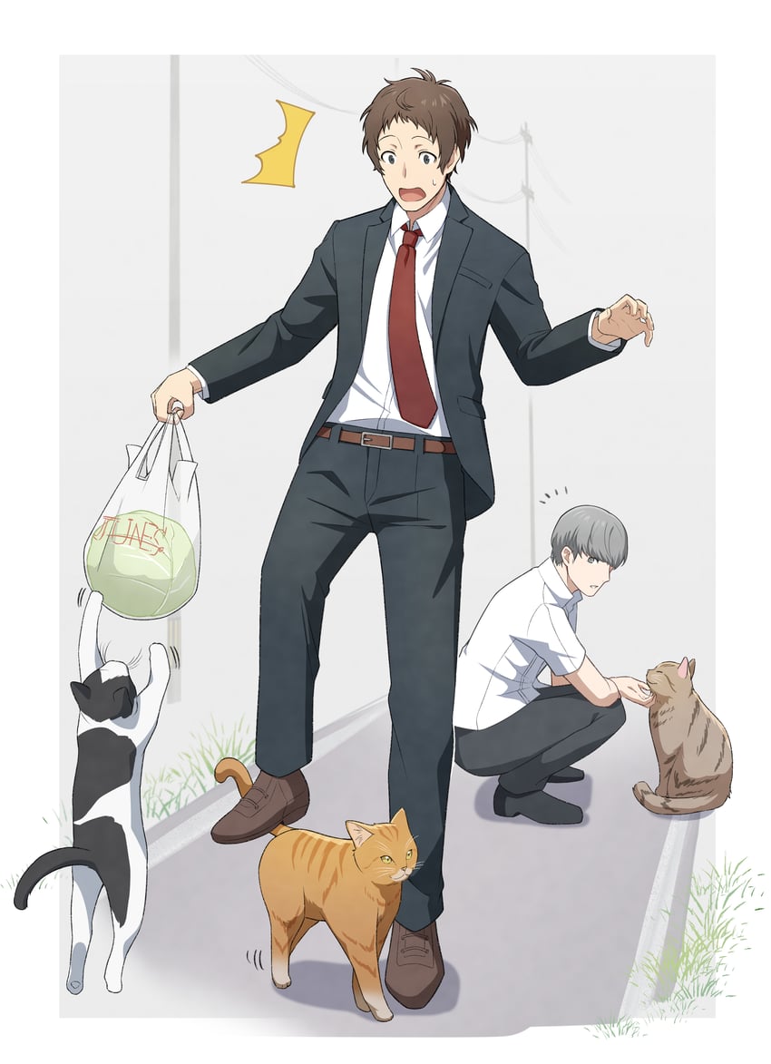 narukami yu and adachi tooru (persona and 1 more) drawn by itsumiruka