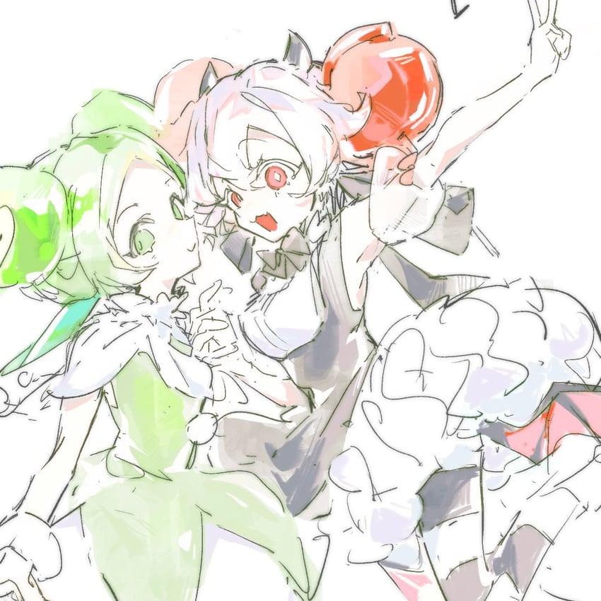 candy apple cookie and apple faerie cookie (cookie run and 1 more) drawn by ikeasame