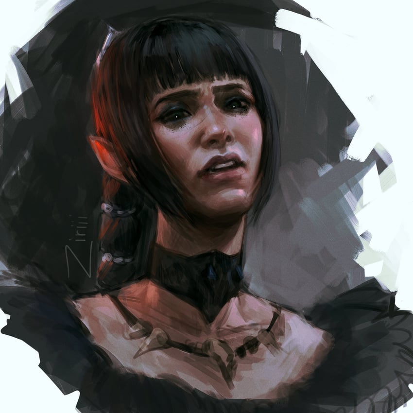 shadowheart (dungeons & dragons and 2 more) drawn by katlovesstar