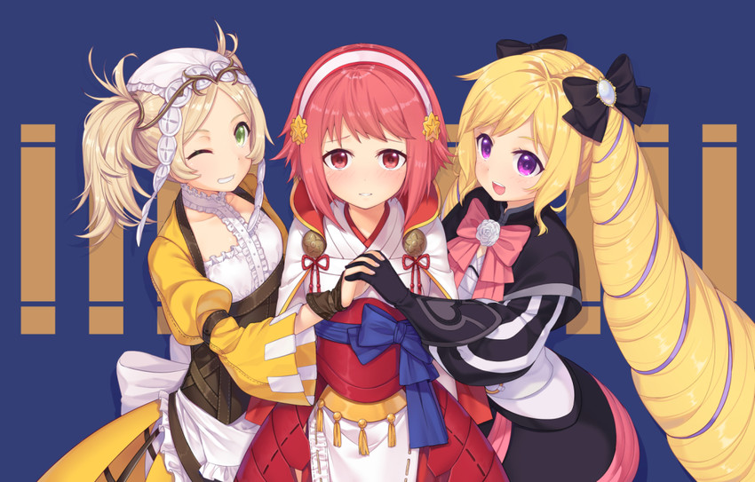 elise, sakura, and lissa (fire emblem and 3 more) drawn by poppy_(poppykakaka)