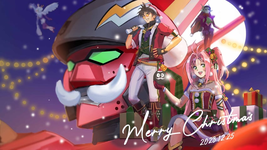 mylene jenius, nekki basara, guvava, fire valkyrie, sivil, and 1 more (macross and 1 more) drawn by nekkikamille