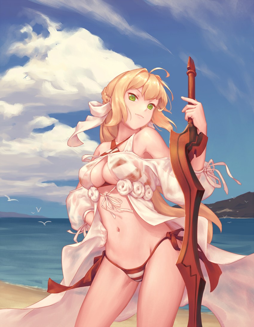 nero claudius (fate and 1 more) drawn by bigrbear