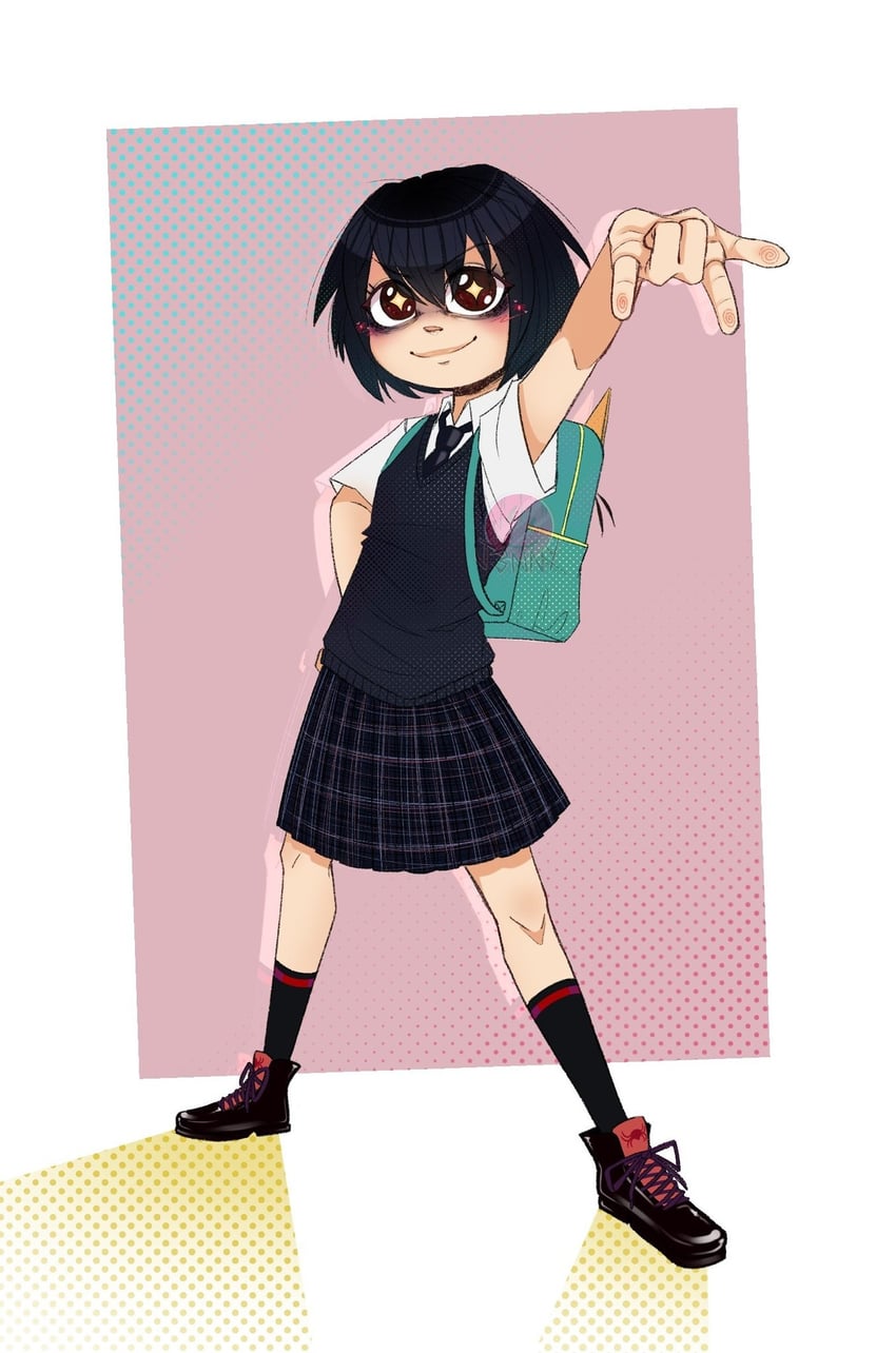 peni parker (marvel and 3 more) drawn by j3nny