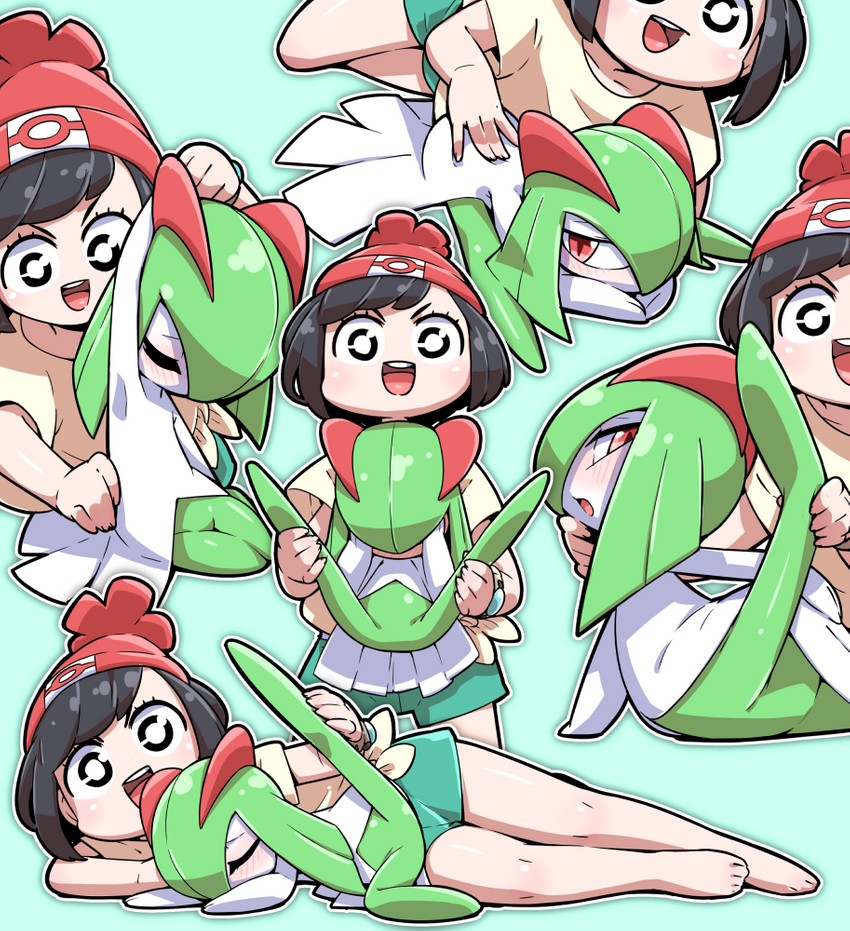 selene and kirlia (pokemon and 1 more) drawn by tokkyuu_mikan