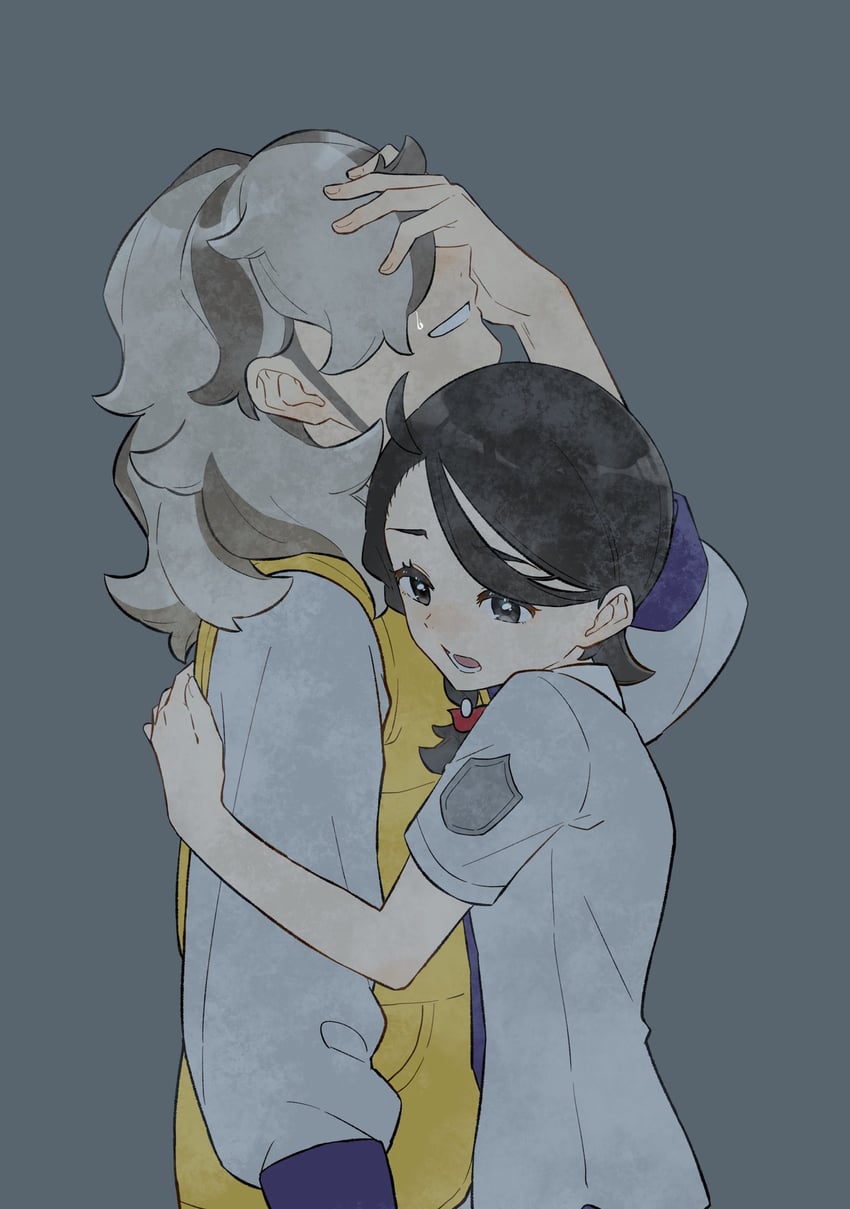juliana and arven (pokemon and 1 more) drawn by harb_genzai