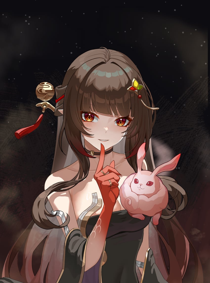lingsha and fuyuan (honkai and 1 more) drawn by vvna9