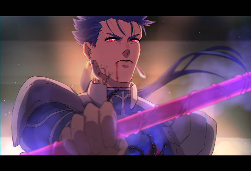 cu chulainn (fate and 1 more) drawn by yanoooh