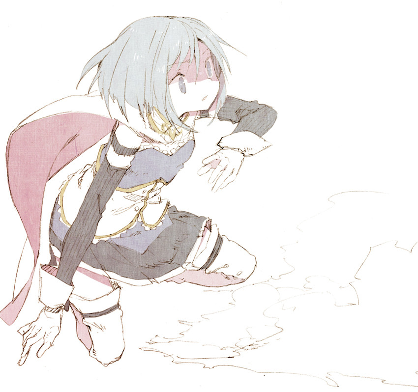 miki sayaka (mahou shoujo madoka magica) drawn by abara_heiki