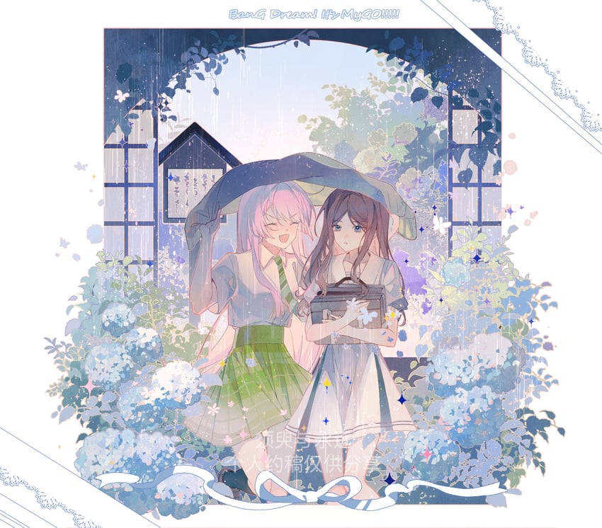 chihaya anon and nagasaki soyo (bang dream! and 1 more)