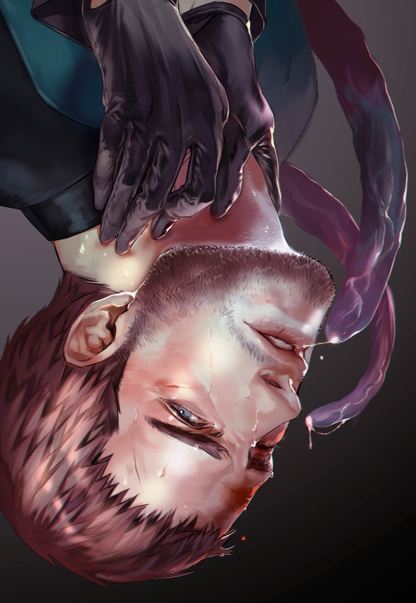 chris redfield and albert wesker (resident evil and 1 more) drawn by gge_(gebback_dark)