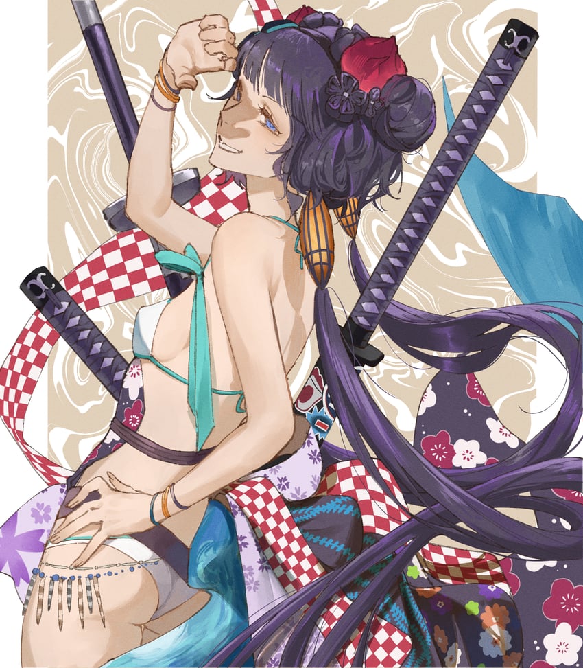 katsushika hokusai (fate and 1 more) drawn by zuraa_(naunau_seijin)