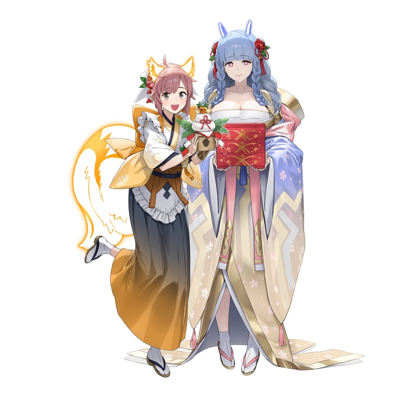 ratatoskr and heidrun (fire emblem and 1 more) drawn by cuboon