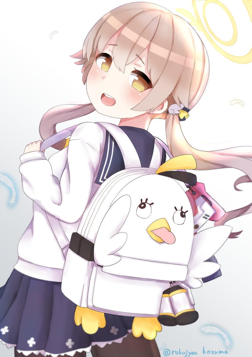 hifumi and peroro (blue archive) drawn by rokujyou_kazuma