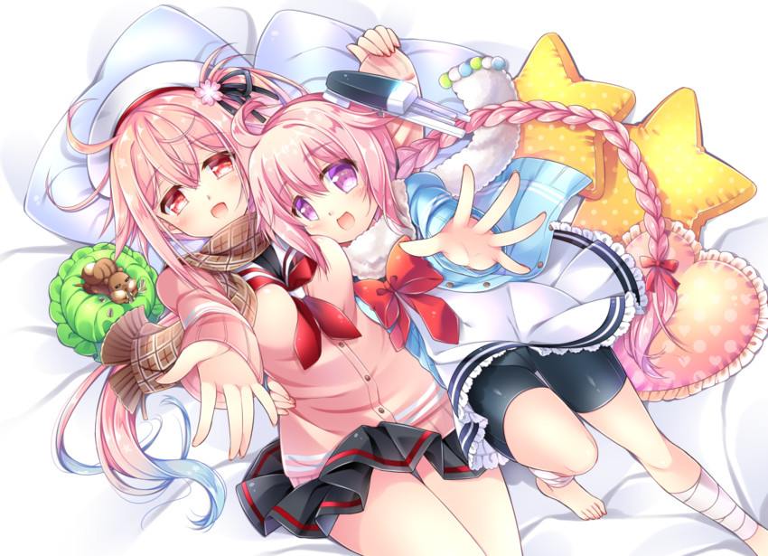 harusame and nenohi (kantai collection) drawn by ringo_sui