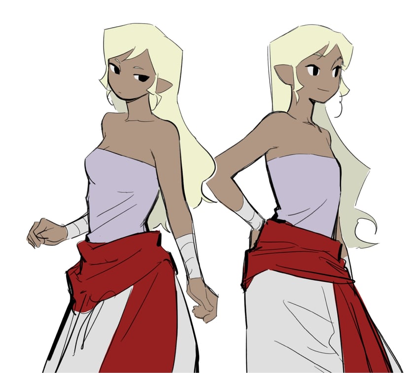 tetra (the legend of zelda and 1 more) drawn by senzo6700