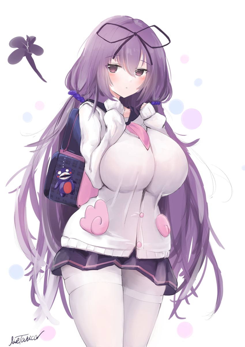 unicorn and murasaki (azur lane and 2 more) drawn by livetarica