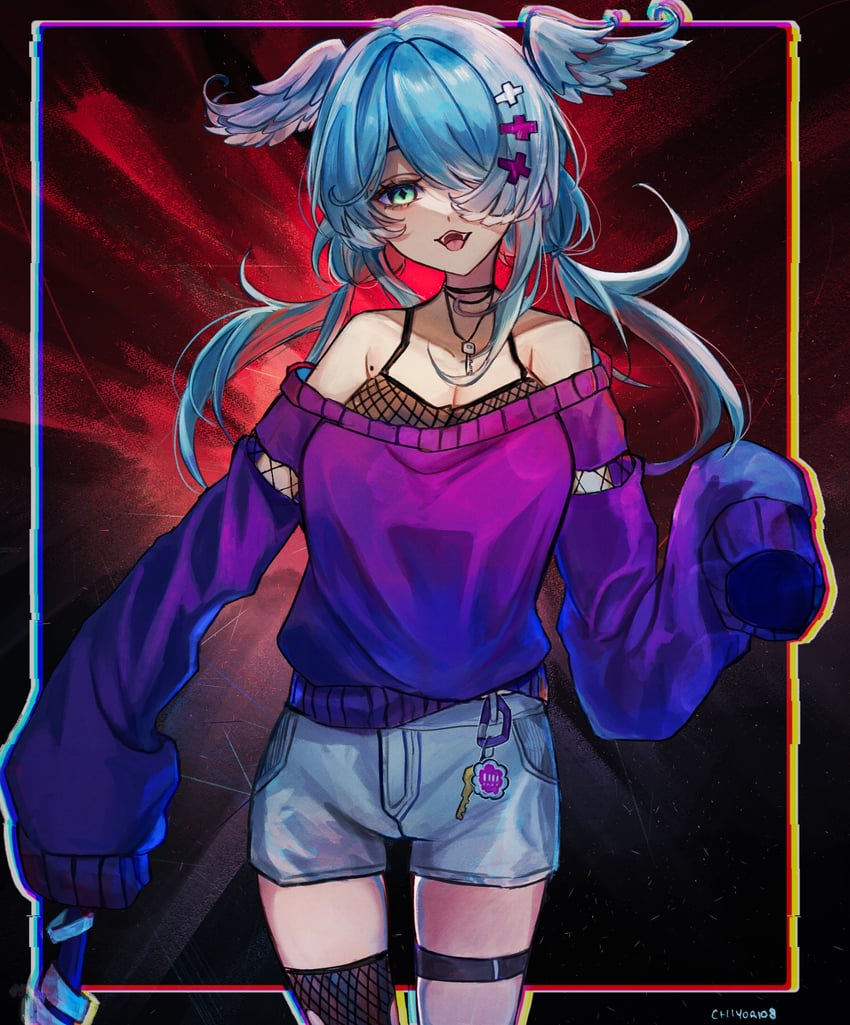 elira pendora (nijisanji and 1 more) drawn by chiyori08