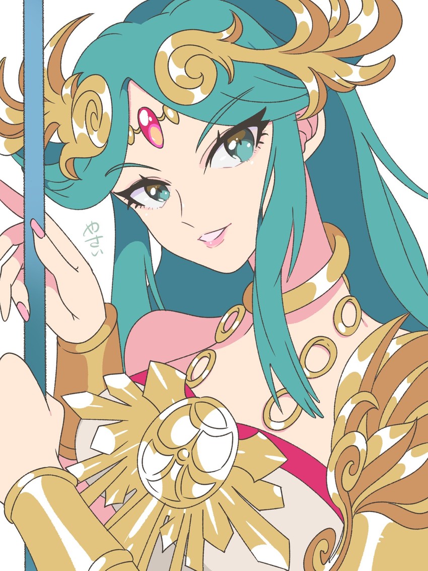palutena (kid icarus and 1 more) drawn by yasaikakiage