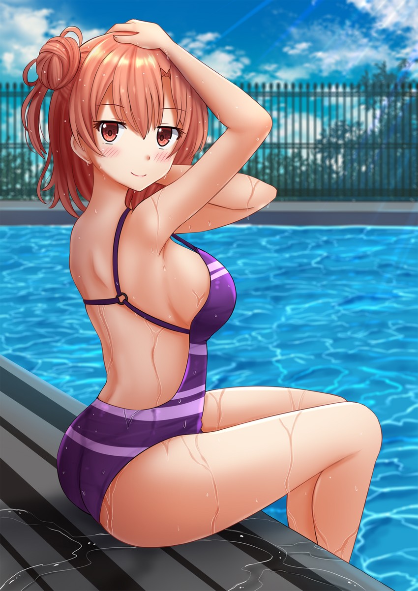 yuigahama yui (yahari ore no seishun lovecome wa machigatteiru.) drawn by kazenokaze