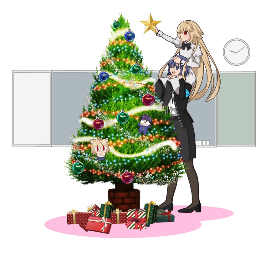 arcueid brunestud, ciel, neco-arc, eco-arc, and ciel-sensei (tsukihime) drawn by hirakawa