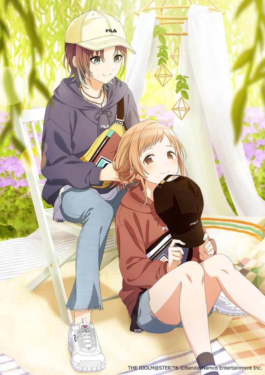 asakura toru and sakuragi mano (idolmaster and 2 more)