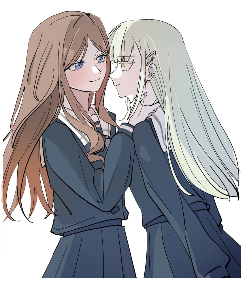 nagasaki soyo and wakaba mutsumi (bang dream! and 1 more) drawn by kira_reader