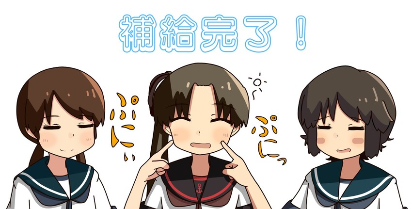 miyuki, shirayuki, ayanami, and ayanami kai ni (kantai collection) drawn by subprocedure