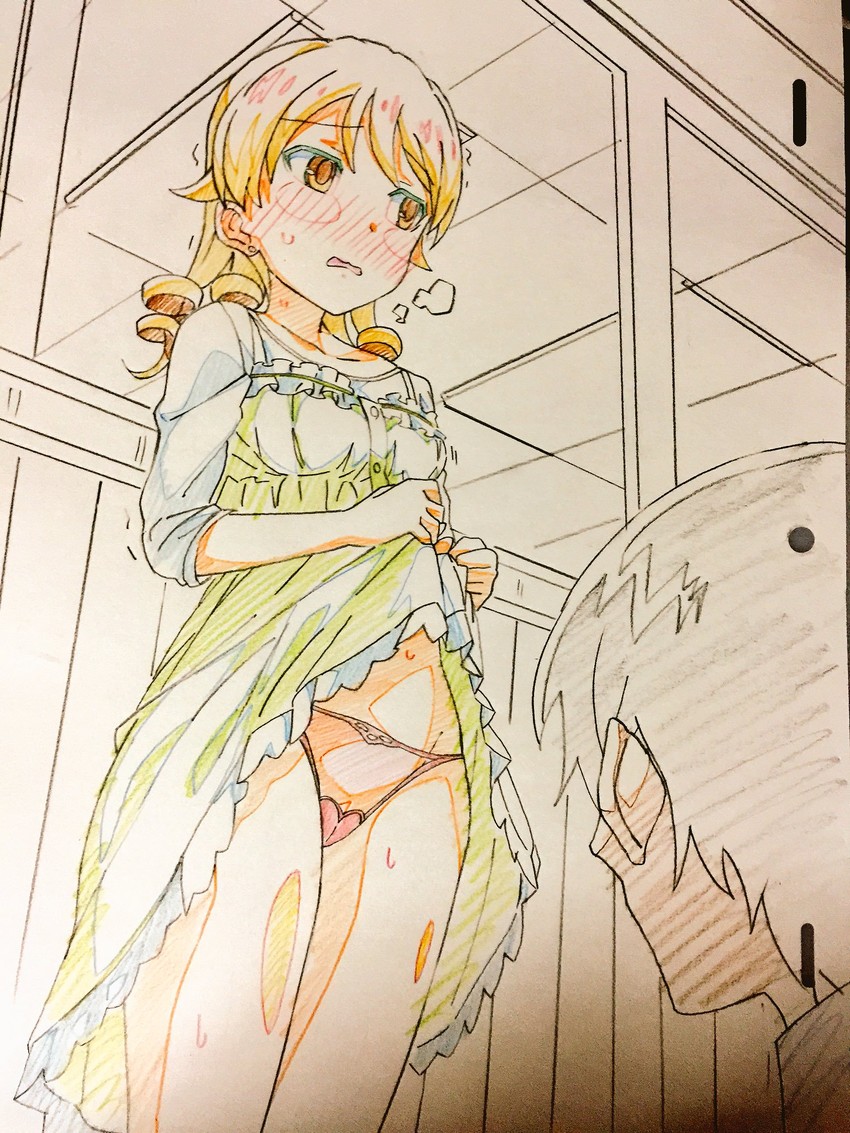 producer and morikubo nono (idolmaster and 1 more) drawn by sharekoube
