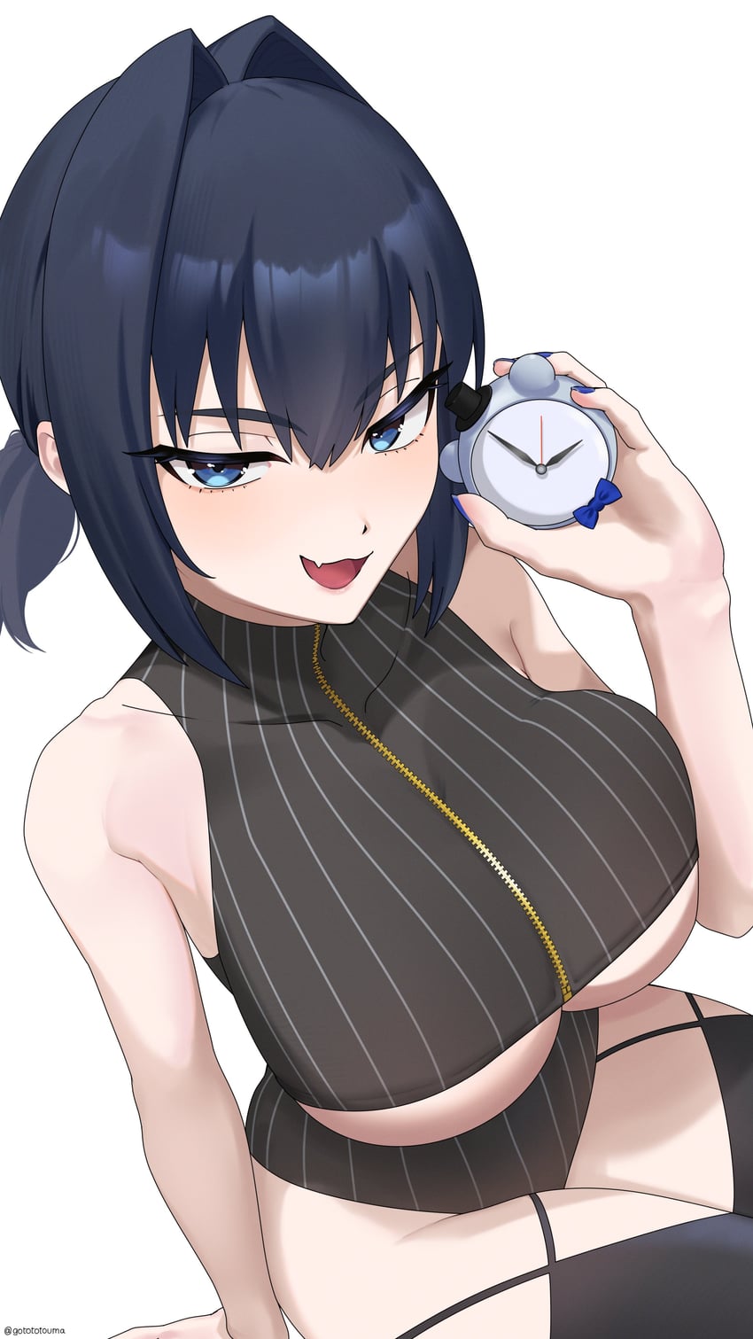 ouro kronii and kronie (hololive and 1 more) drawn by gototo_touma