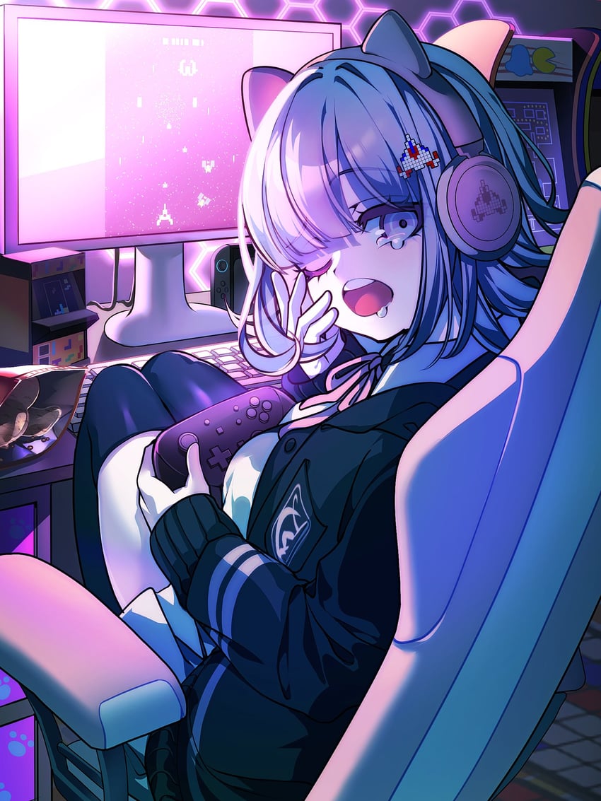 nanami chiaki (danganronpa and 2 more) drawn by nota_sayaka