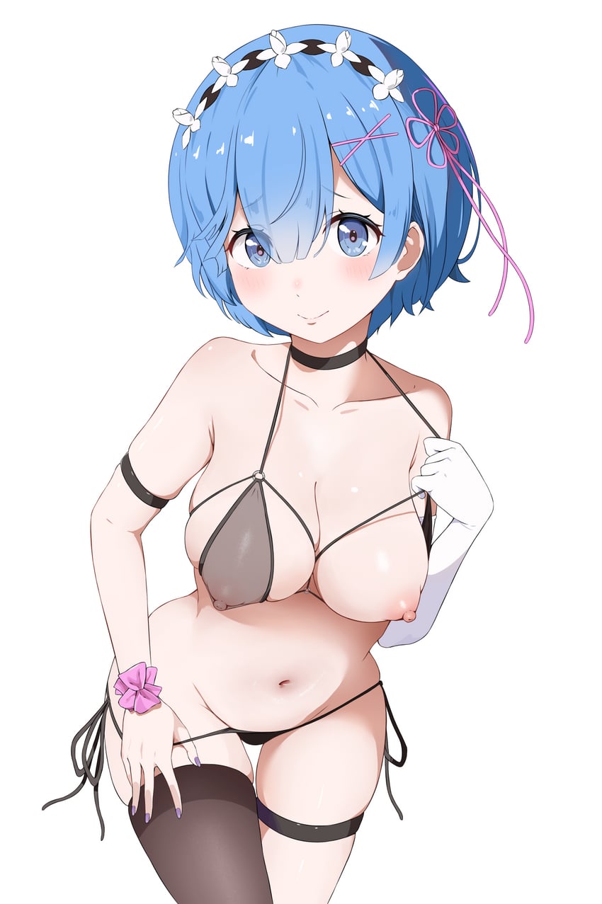 rem (re:zero kara hajimeru isekai seikatsu) drawn by coro_fae