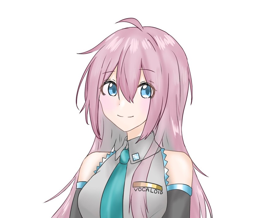 hatsune miku and megurine luka (vocaloid) drawn by maccha_purin01