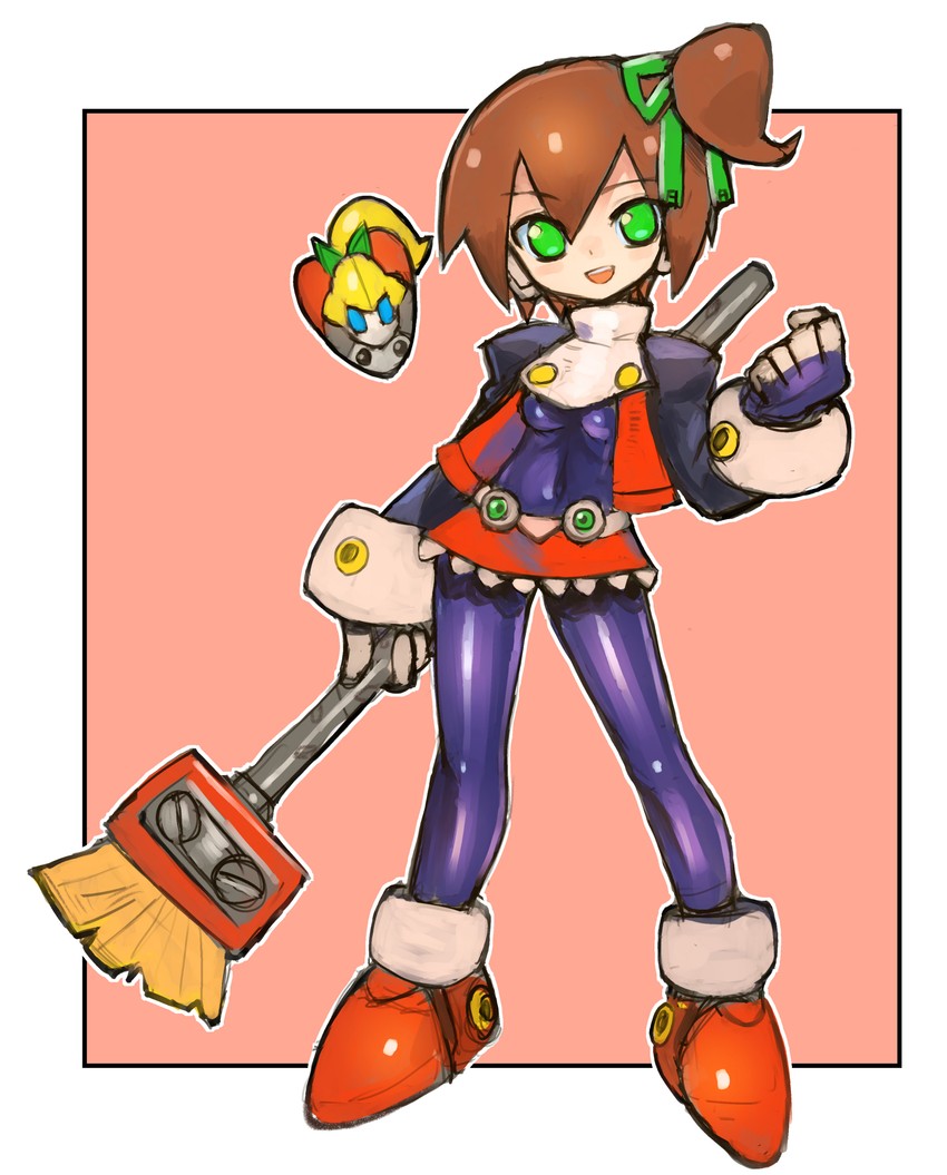 roll and aile (mega man and 1 more) drawn by dakusuta