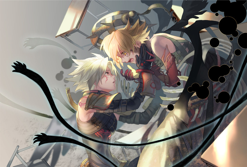 haseo and atoli (.hack// and 1 more) drawn by ueo_(ueooo)