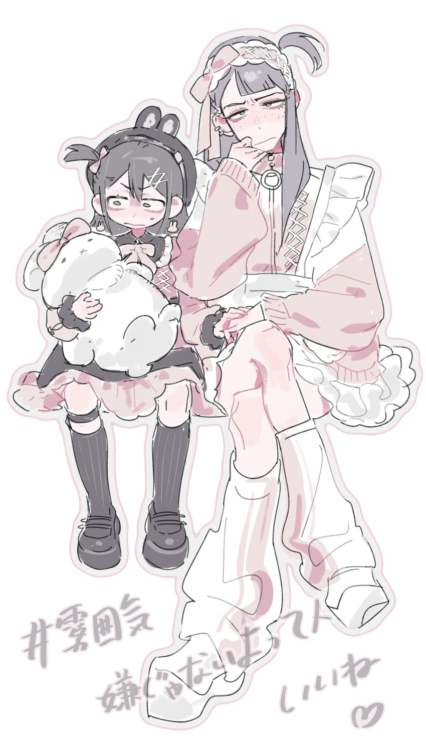 kanamori sayaka and asakusa midori (eizouken ni wa te wo dasu na!) drawn by goblet_42
