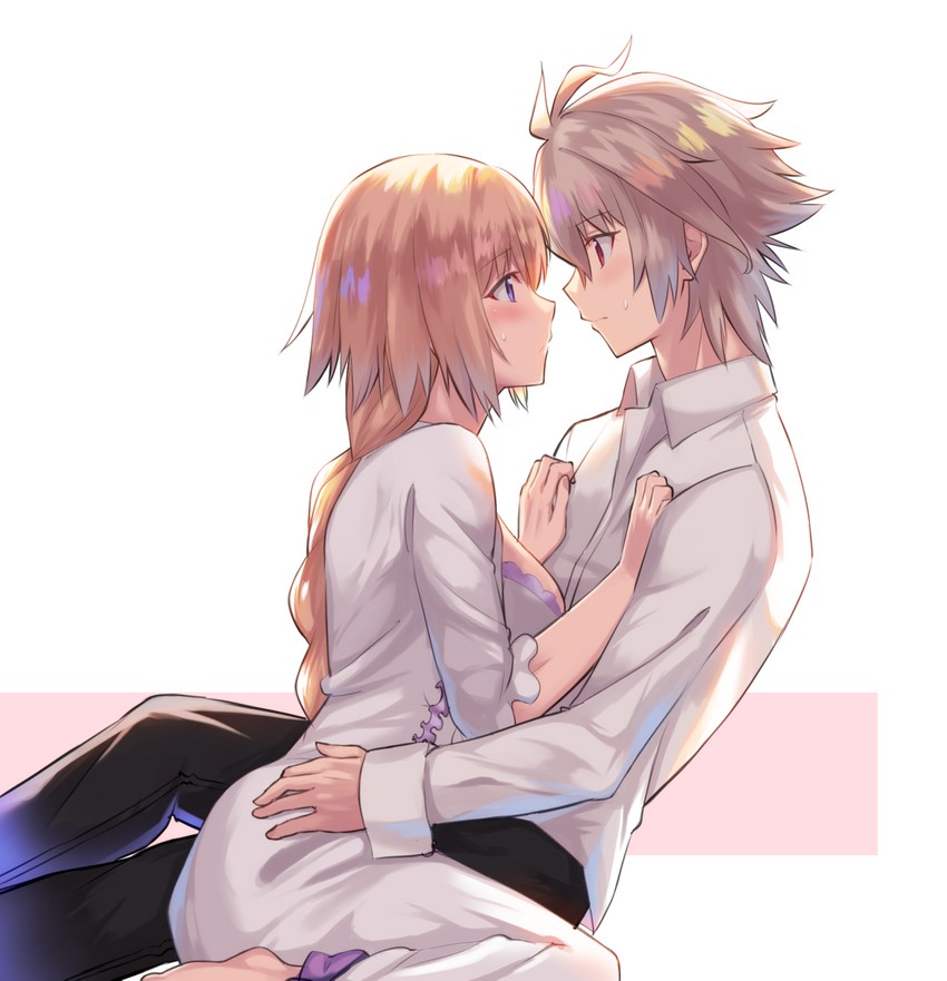 jeanne d'arc and sieg (fate and 2 more) drawn by nyorotono