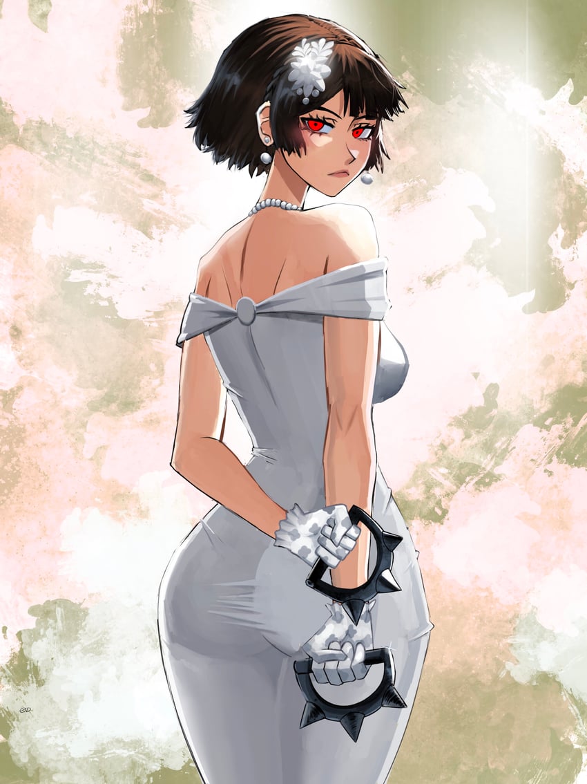 niijima makoto (persona and 2 more) drawn by chaosoded