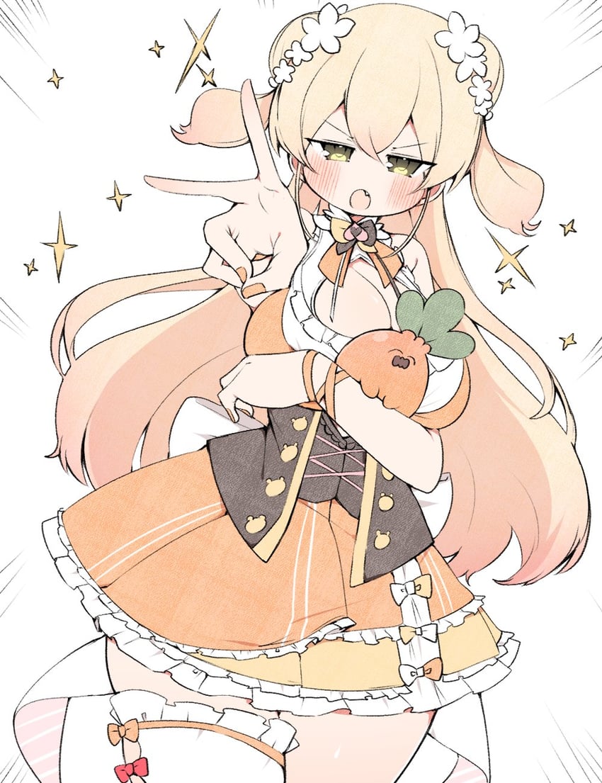 momosuzu nene and nekko (hololive) drawn by kuma_no_bansoukou