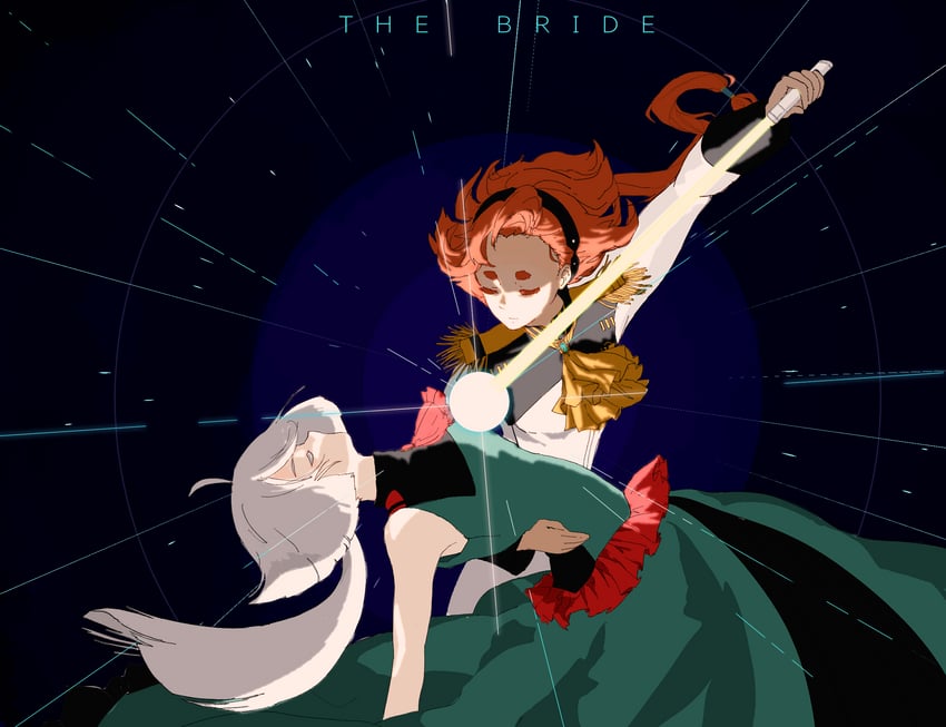 suletta mercury and miorine rembran (gundam and 2 more) drawn by karasu_(karasu1776)