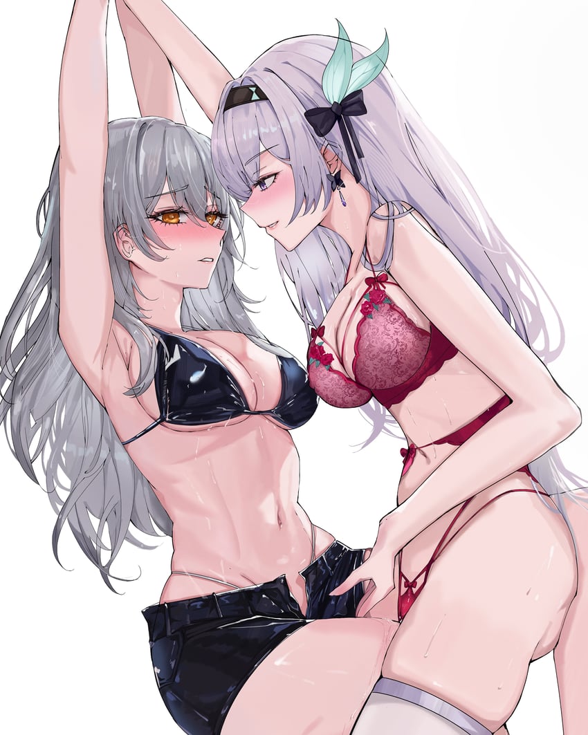 trailblazer, firefly, and stelle (honkai and 1 more) drawn by arnkun