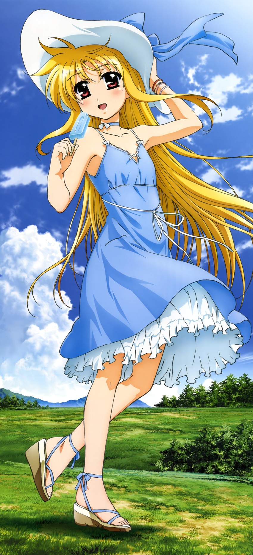 fate testarossa (lyrical nanoha and 2 more) drawn by okuda_yasuhiro