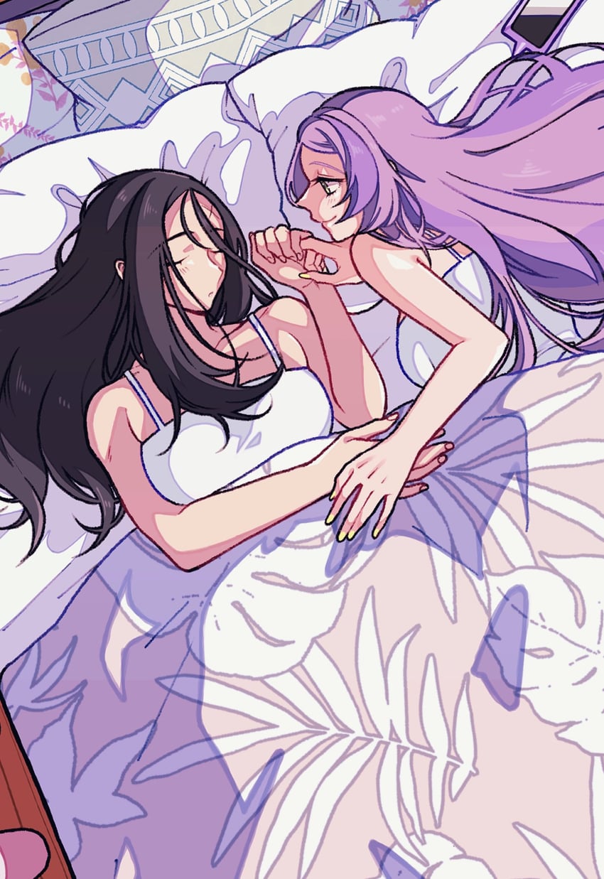 miriam and dendra (pokemon and 1 more) drawn by fujikonbu