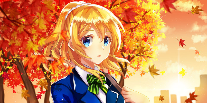 ayase eli (love live! and 1 more) drawn by zonana