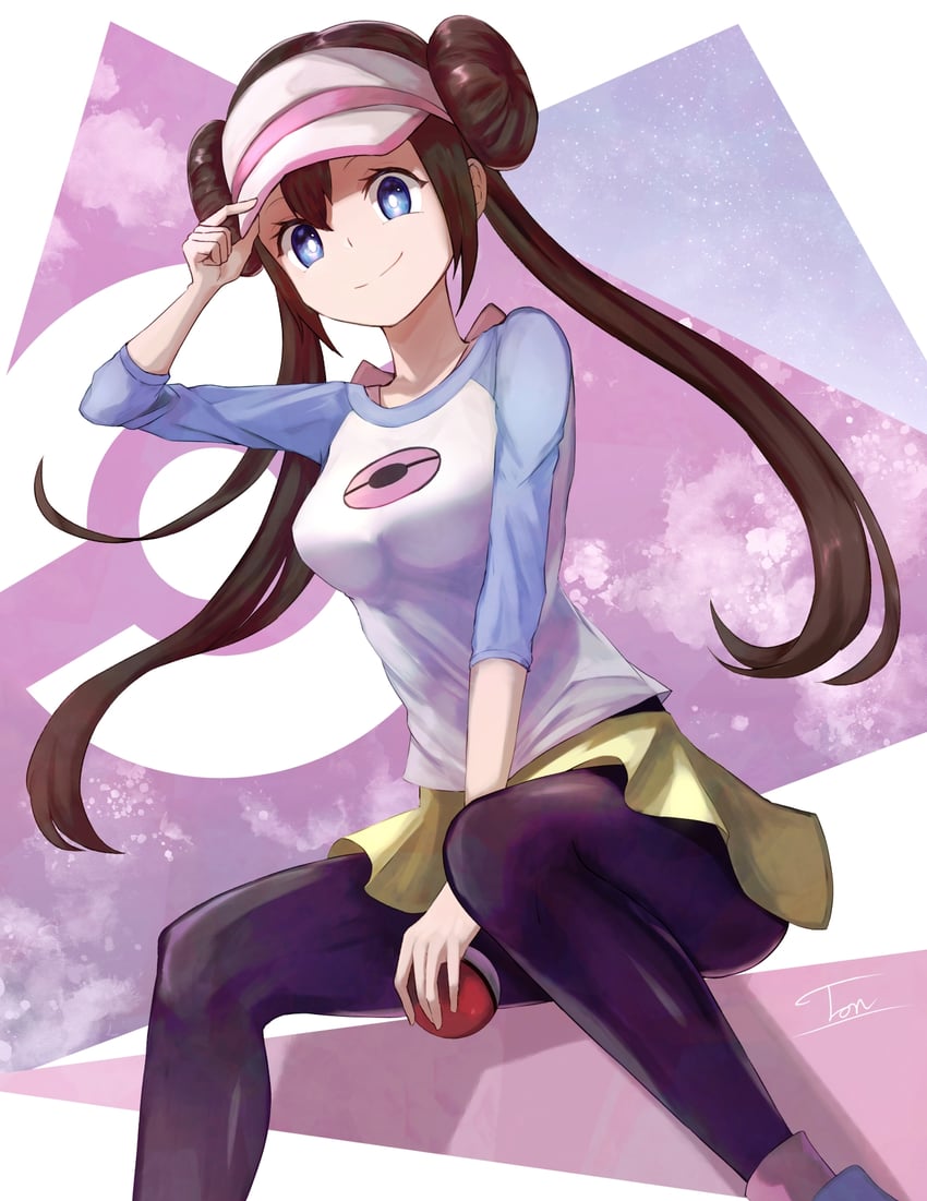 rosa (pokemon and 1 more) drawn by ton_(user_jpmr3338)