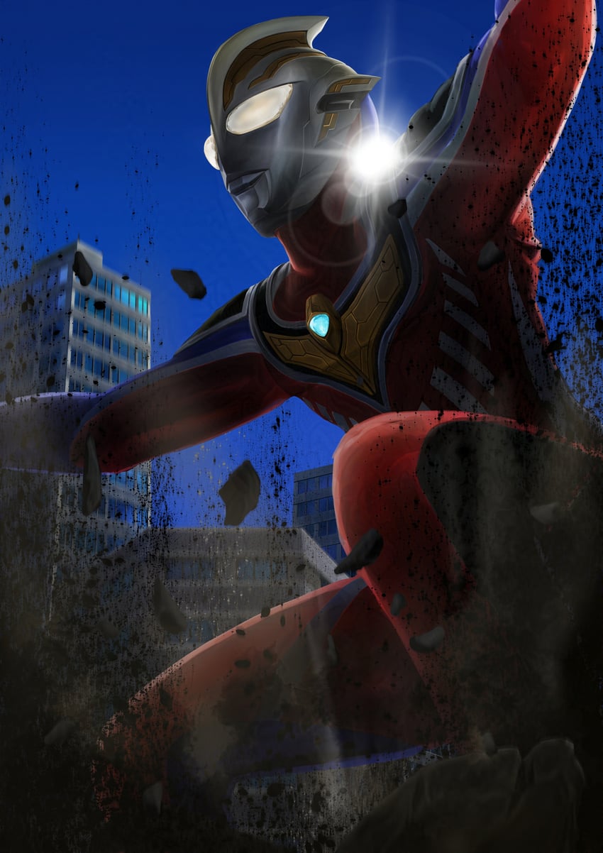 ultraman gaia (ultra series and 1 more) drawn by gattyo