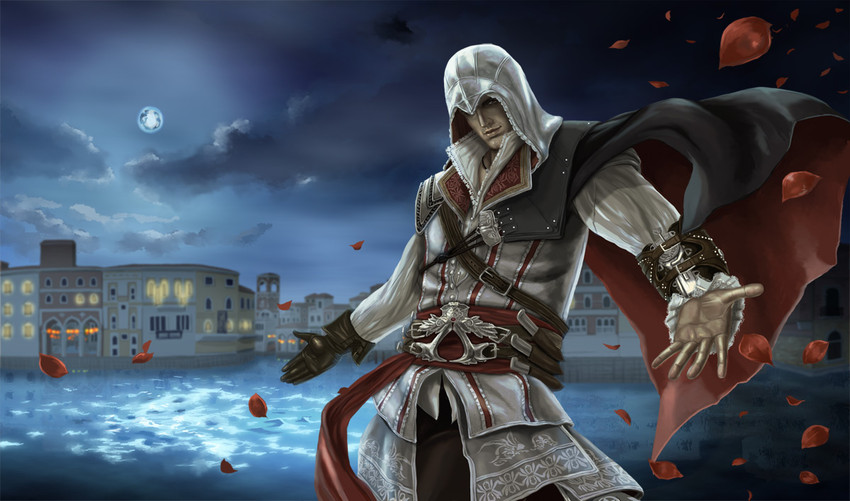ezio auditore da firenze (assassin's creed and 1 more) drawn by tera_(no_reason)