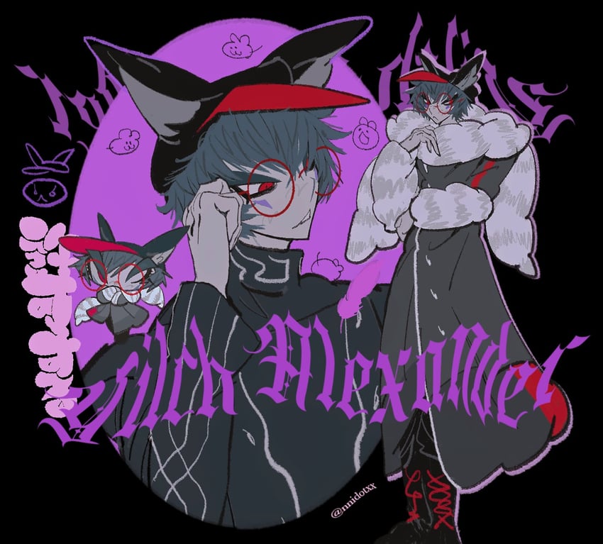 zilch alexander (master detective archives: rain code) drawn by nme_(nmedotxx)